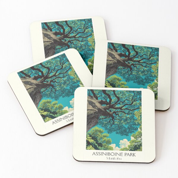 Item preview, Assiniboine Park Winnipeg | Oak Tree Scenery Art Print designed and sold by TuncGK.