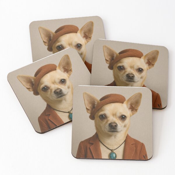 Item preview, Chihuahua wall art portraits with quirky, unexpected settings designed and sold by ChihuahuasRule.