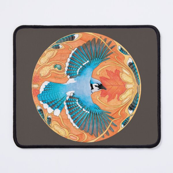 Item preview, Birb Nouveau - Blue Jay designed and sold by MaryellaArt.