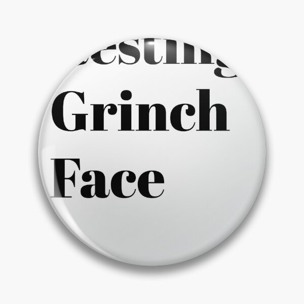 Item preview, Resting grinch face designed and sold by Tillyshop23.