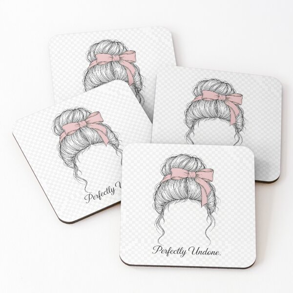 Item preview, Perfectly Undone: Chignon Messy Coquette Line Art designed and sold by MrBunny_ART.