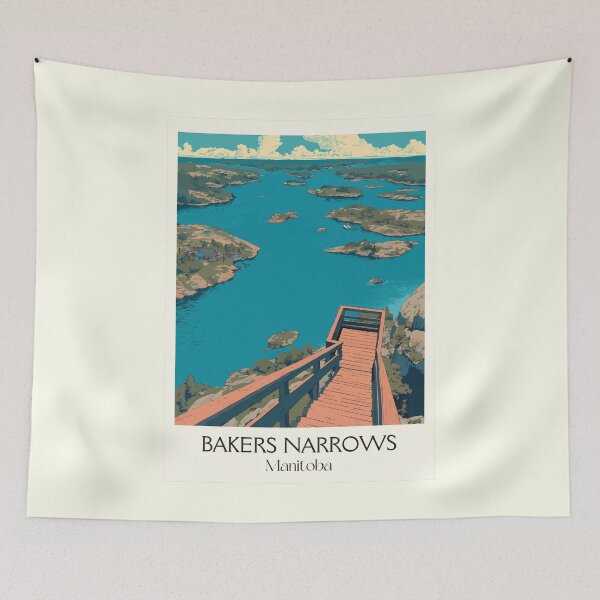 Item preview, Bakers Narrows Manitoba | Atikaki Park Scenic View designed and sold by TuncGK.