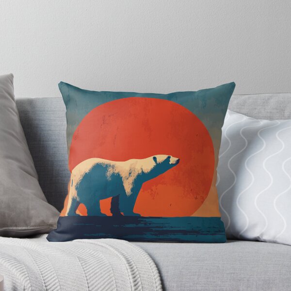 Item preview, Churchill Manitoba Arctic | Polar Bear Scenery Art Print designed and sold by TuncGK.
