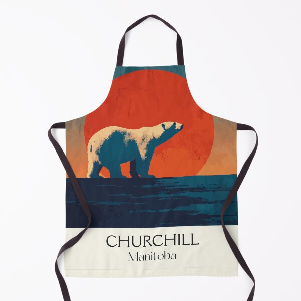 Item preview, Churchill Manitoba Arctic | Polar Bear Scenery Art Print designed and sold by TuncGK.