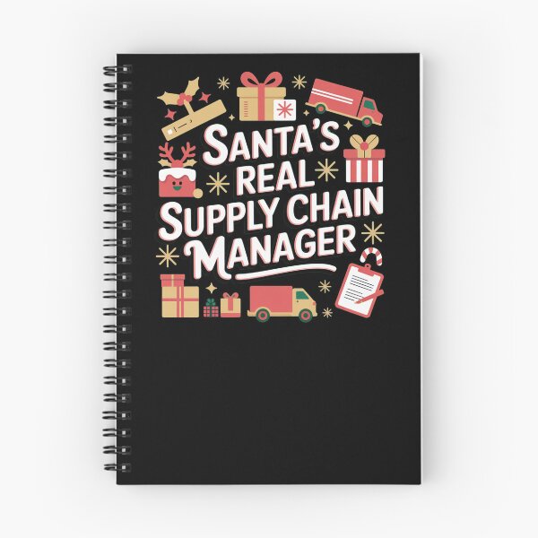 Item preview, Santa's real supply chain manager, Logistics christmas designed and sold by NoetherSym.
