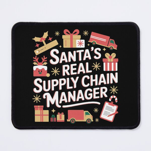 Item preview, Santa's real supply chain manager, Logistics christmas designed and sold by NoetherSym.