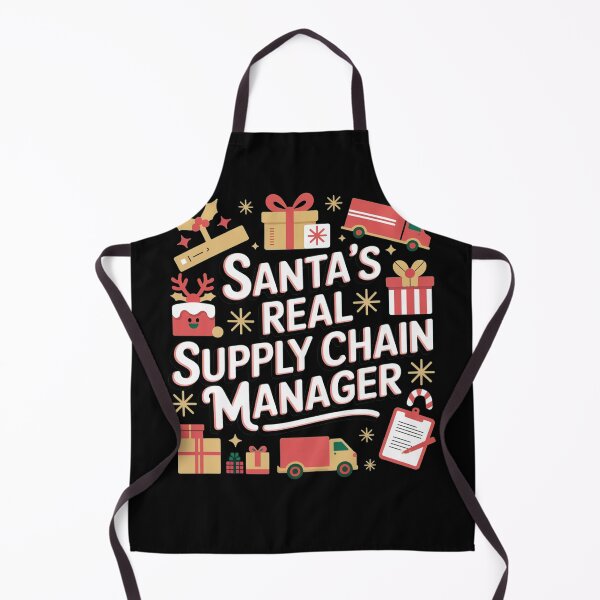 Item preview, Santa's real supply chain manager, Logistics christmas designed and sold by NoetherSym.