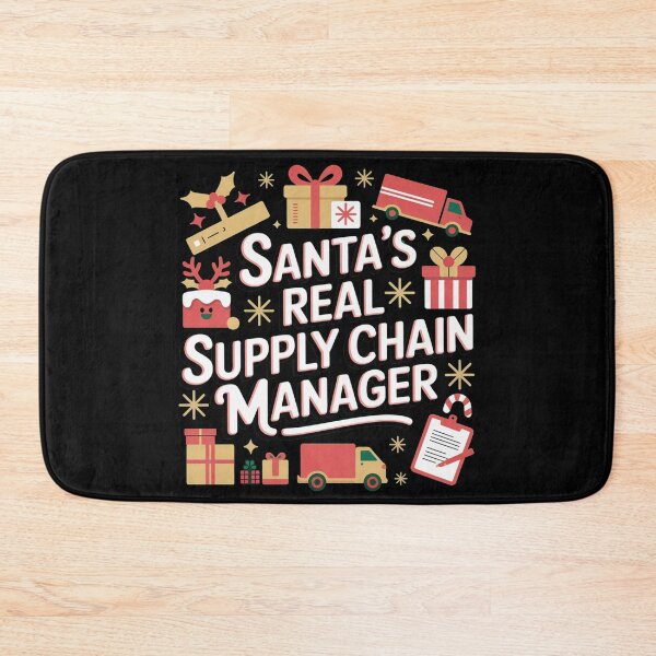 Item preview, Santa's real supply chain manager, Logistics christmas designed and sold by NoetherSym.