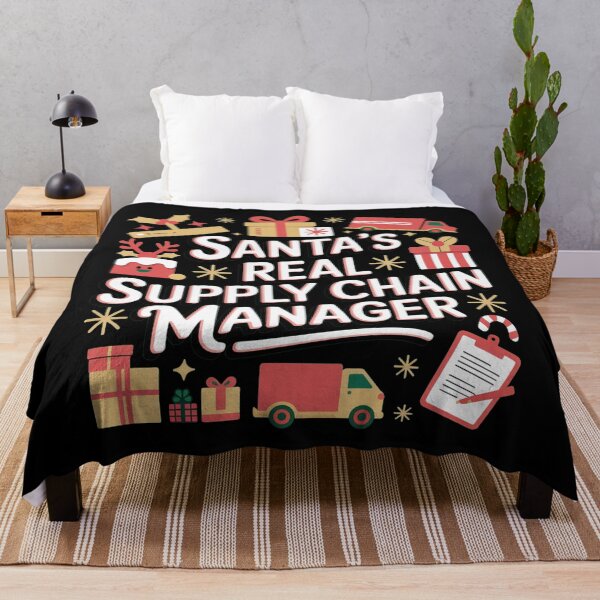 Item preview, Santa's real supply chain manager, Logistics christmas designed and sold by NoetherSym.