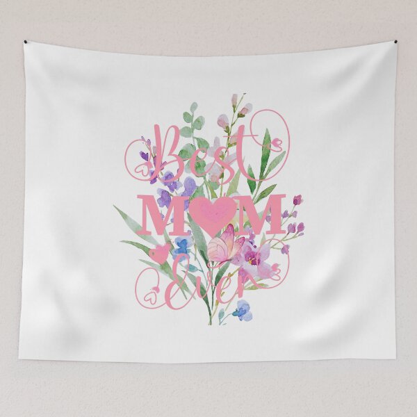 Item preview, Best Mom Ever Watercolor Floral Design – Mother’s Day Gift – Cute Flowers for Mom designed and sold by Mona-kewana.
