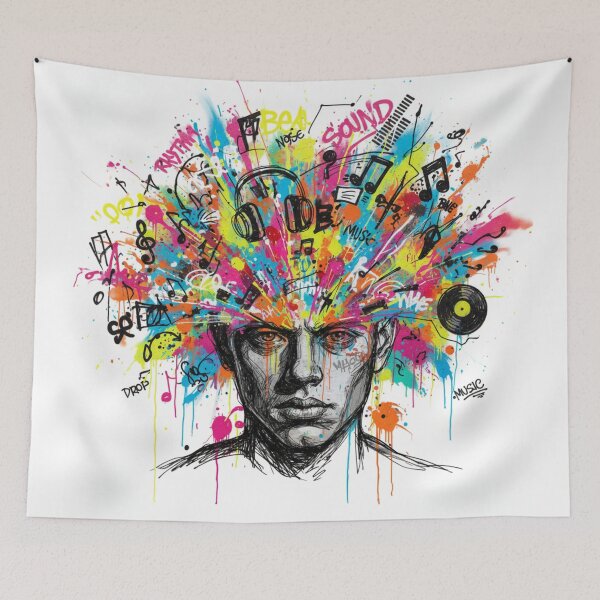 Item preview, Sonic Blast: Urban Rhythm Neo-Expressionist Music Art designed and sold by AgingeR.