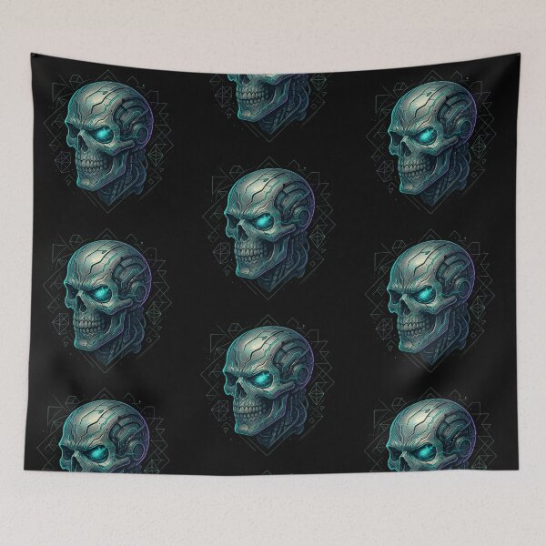Item preview, Robotic Star-Gleam Skull designed and sold by LaNadaYFundante.