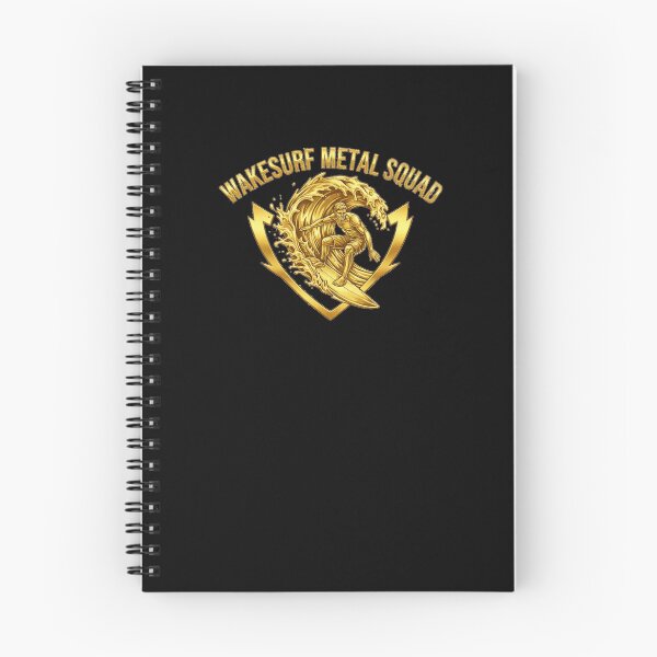 Item preview, Wakesurf Metal Squad – Golden Sport Logo designed and sold by SeaPolar.
