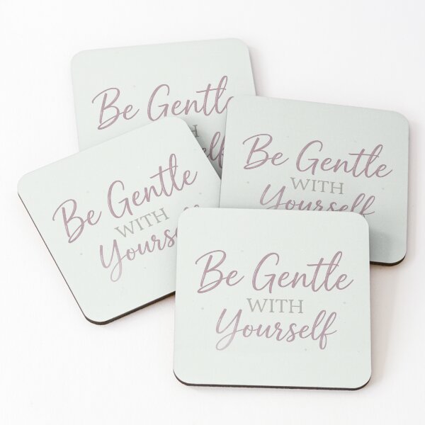 Item preview, Be Gentle With Yourself – Soft Pastel Self-Care Quote, Mental Health Aesthetic, Kindness Reminder, Wellness Mindfulness Design designed and sold by PureBrain.