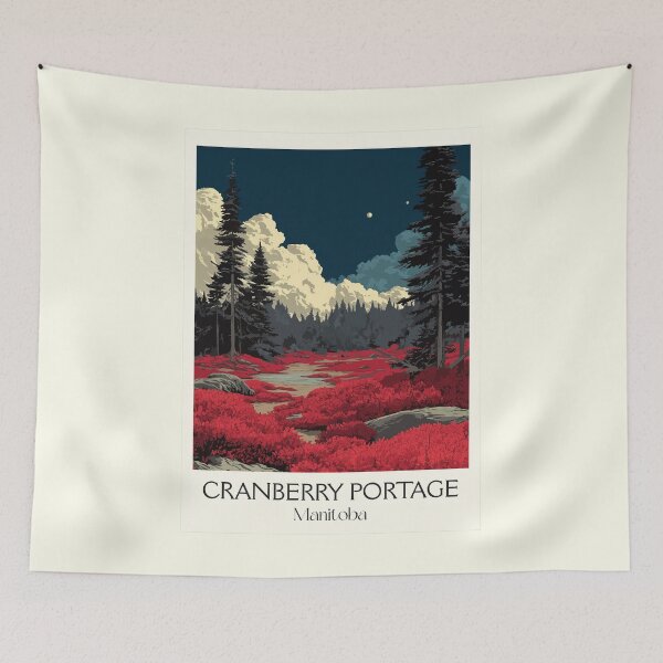 Item preview, Cranberry Portage Manitoba | Cranberry Wilderness Art Print designed and sold by TuncGK.