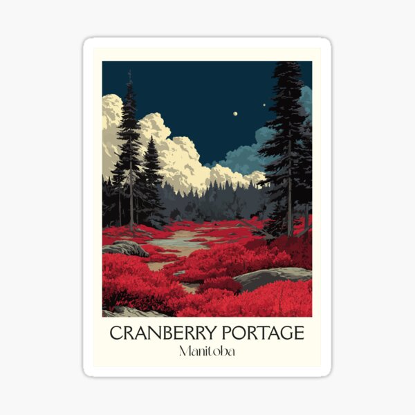 Cranberry Portage Manitoba | Cranberry Wilderness Art Print Sticker