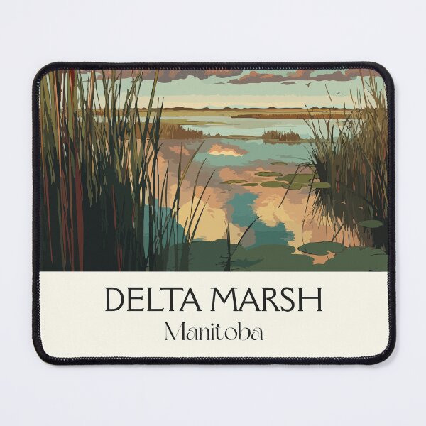 Item preview, Delta Marsh Manitoba | Lake Manitoba Wetlands Art Print designed and sold by TuncGK.
