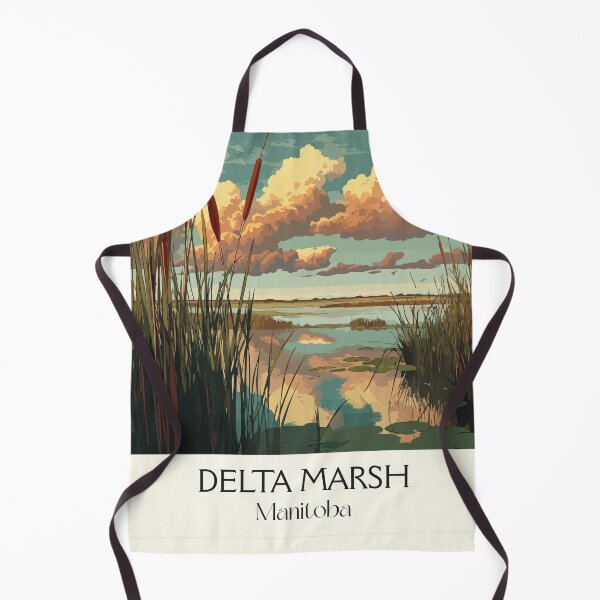 Item preview, Delta Marsh Manitoba | Lake Manitoba Wetlands Art Print designed and sold by TuncGK.