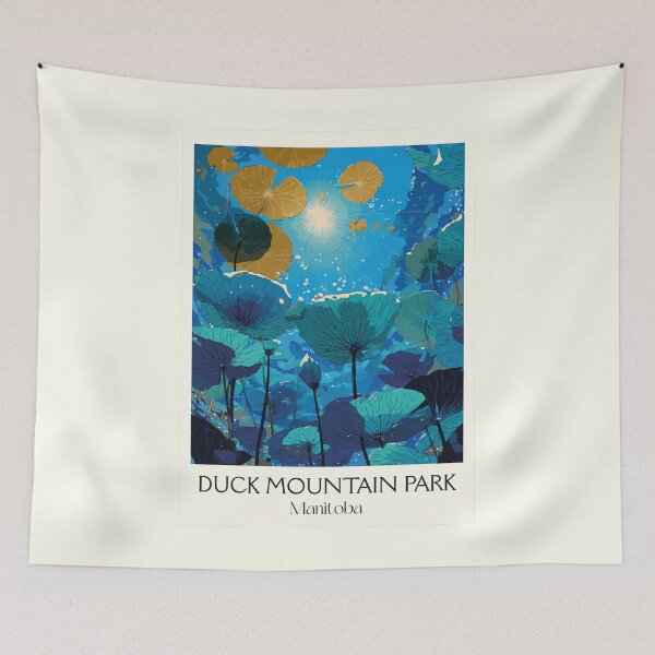 Item preview, Duck Mountain Provincial Park MB | Boreal Forest Art Print designed and sold by TuncGK.