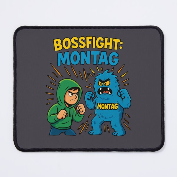 Item preview, Bossfight: Monday – Fun Start to the Week Monster Design designed and sold by MOAVE-Design.