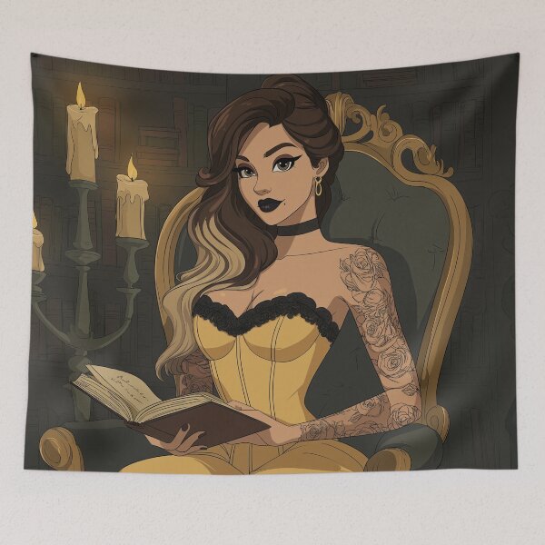 Item preview, book girl  designed and sold by CursedbyLilith.