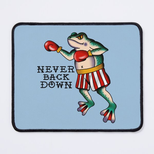 Item preview, Angry Fighting Boxer Frog Classic Tattoo Design designed and sold by Krisu444.