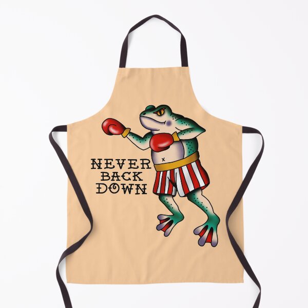 Item preview, Angry Fighting Boxer Frog Classic Tattoo Design designed and sold by Krisu444.