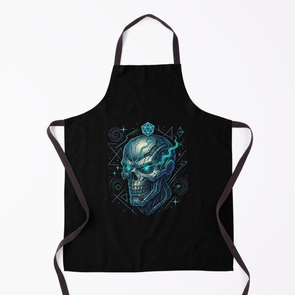 Item preview, Cyber Skull with Rune Panel designed and sold by LaNadaYFundante.