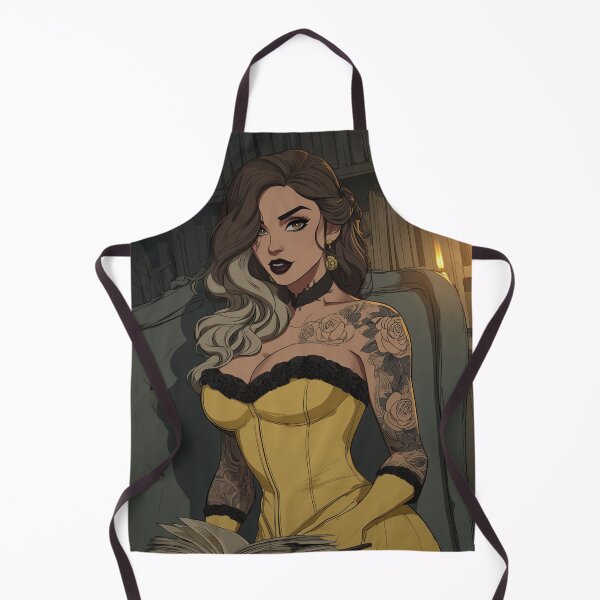 Item preview, book girl designed and sold by CursedbyLilith.