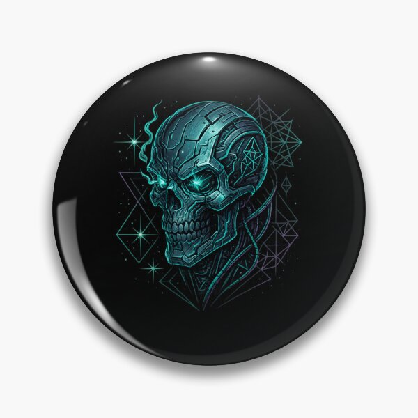 Item preview, Deep-Circuit Skull in Half Profile designed and sold by LaNadaYFundante.