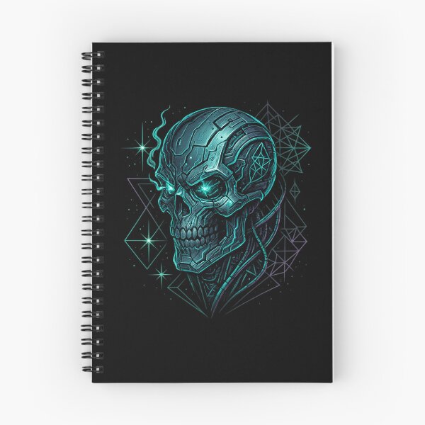 Item preview, Deep-Circuit Skull in Half Profile designed and sold by LaNadaYFundante.