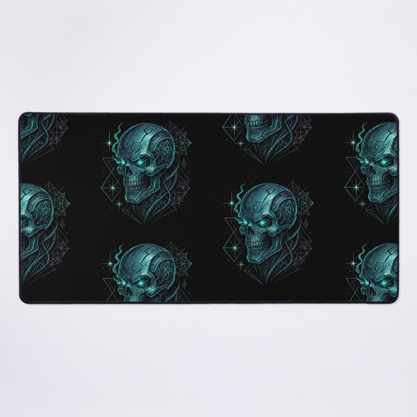 Item preview, Deep-Circuit Skull in Half Profile designed and sold by LaNadaYFundante.