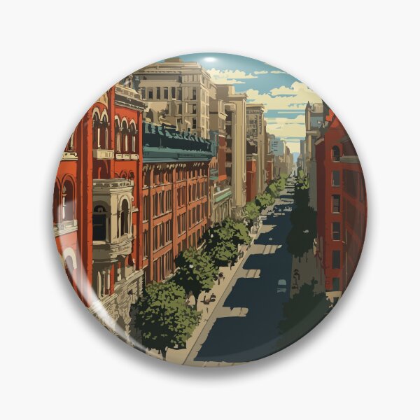 Item preview, Exchange District Winnipeg | Historic Architecture Art Print designed and sold by TuncGK.