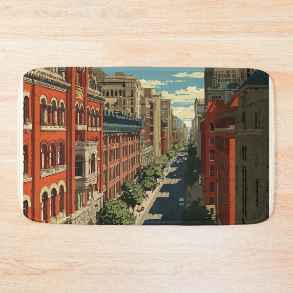 Item preview, Exchange District Winnipeg | Historic Architecture Art Print designed and sold by TuncGK.