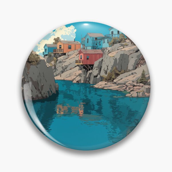 Item preview, Flin Flon Manitoba Mining Town | Creighton Scenery Art Print designed and sold by TuncGK.
