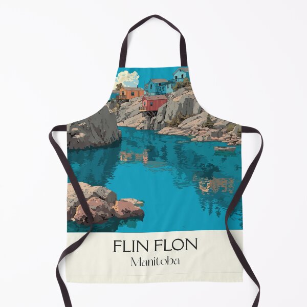 Item preview, Flin Flon Manitoba Mining Town | Creighton Scenery Art Print designed and sold by TuncGK.