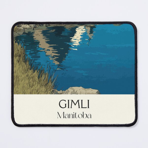 Item preview, Gimli Manitoba Icelandic Heritage | Lake Winnipeg Art Print designed and sold by TuncGK.