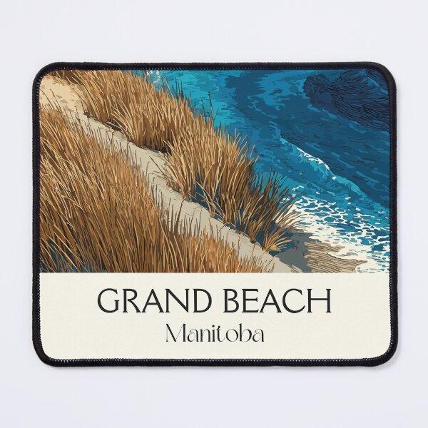 Item preview, Grand Beach Manitoba | Lake Winnipeg Sandy Beach Art Print designed and sold by TuncGK.