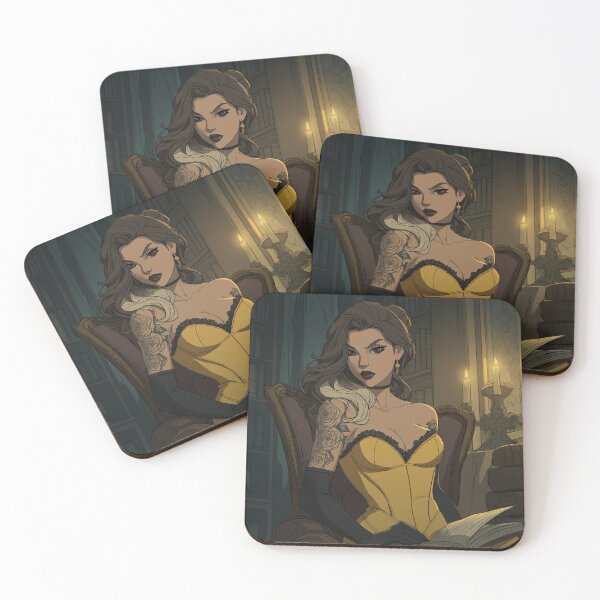 Item preview, book girl designed and sold by CursedbyLilith.