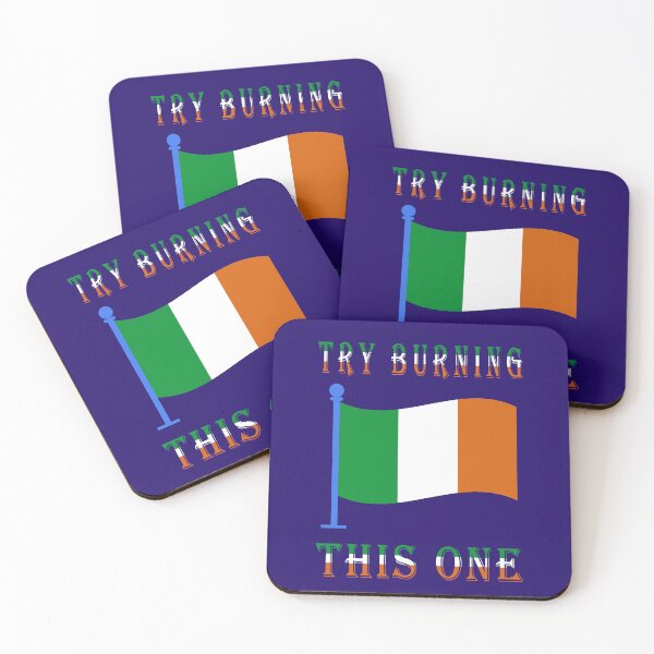 Item preview, Try Burning This One ( Irish Flag ) 1 designed and sold by DigitalandPhoto.