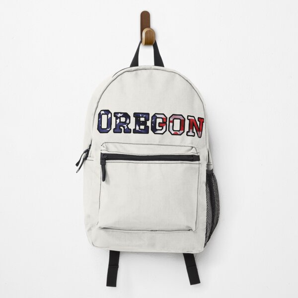 Item preview, Oregon USA Flag Typography – Patriotic Stars and Stripes American Pride Design designed and sold by Long Family Gifts.