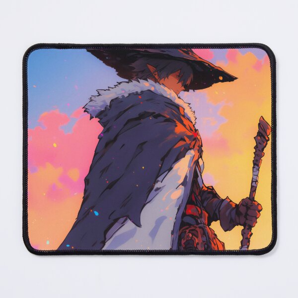 Item preview, The Sky Wanderer - Epic Anime Warrior Art designed and sold by Nostosalgos.