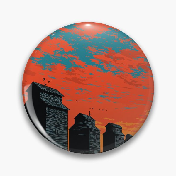 Item preview, Inglis Manitoba Historic Site | Railway Scenery Art Print designed and sold by TuncGK.