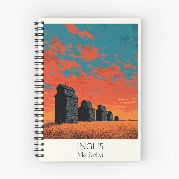 Item preview, Inglis Manitoba Historic Site | Railway Scenery Art Print designed and sold by TuncGK.