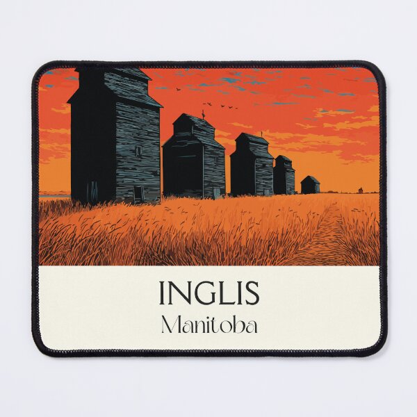 Item preview, Inglis Manitoba Historic Site | Railway Scenery Art Print designed and sold by TuncGK.
