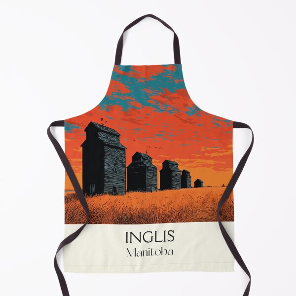 Item preview, Inglis Manitoba Historic Site | Railway Scenery Art Print designed and sold by TuncGK.