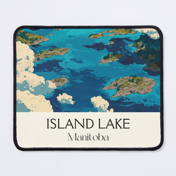 Item preview, Island Lake Manitoba | Boreal Forest Scenery Art Print designed and sold by TuncGK.