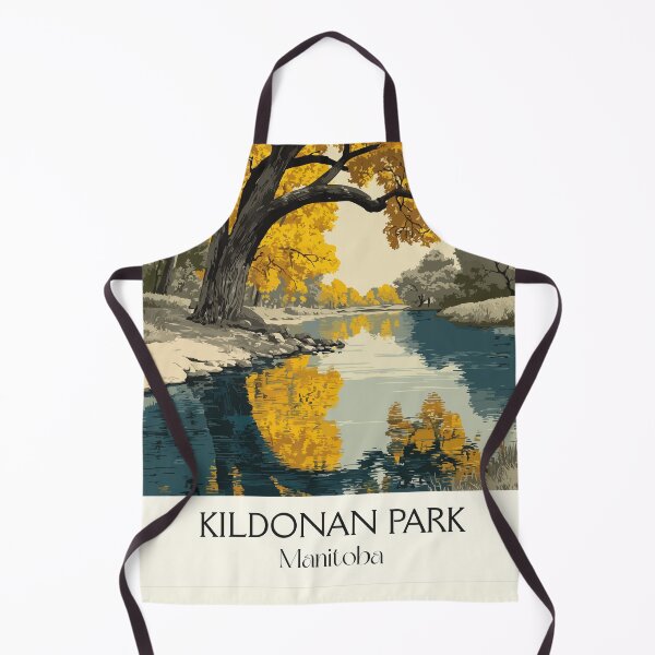 Item preview, Kildonan Park Winnipeg | River Scenery Art Print designed and sold by TuncGK.