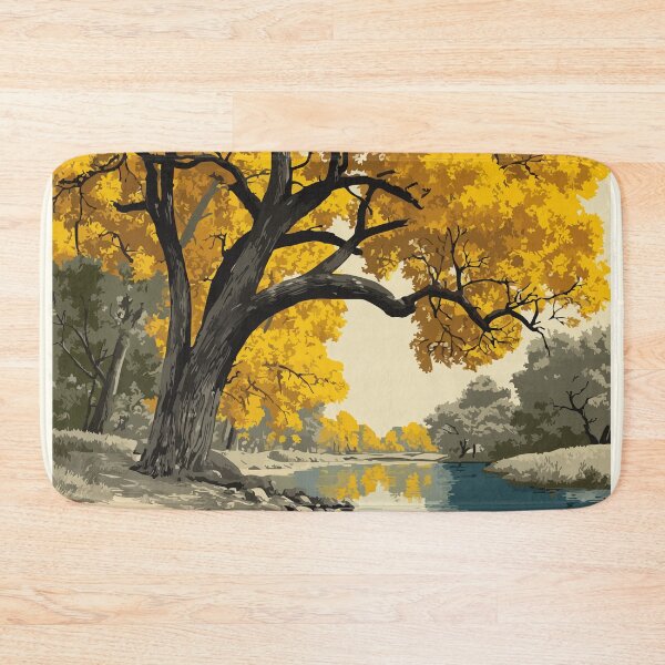 Item preview, Kildonan Park Winnipeg | River Scenery Art Print designed and sold by TuncGK.
