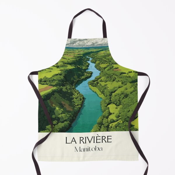 Item preview, La Riviere Manitoba | Red River Scenic View Art Print designed and sold by TuncGK.